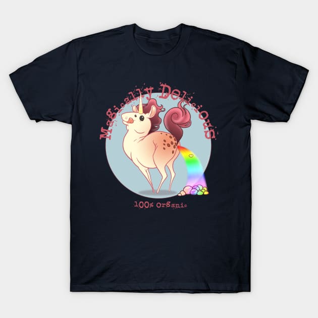 Magically Delicious (light text) T-Shirt by charamath